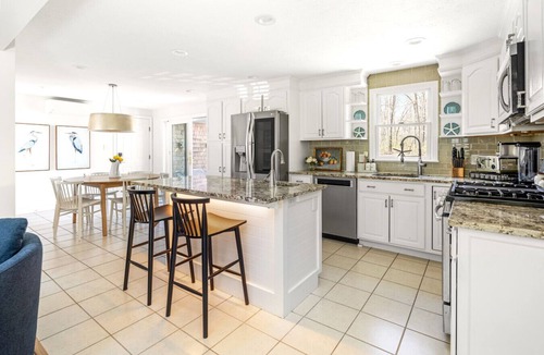 Plymouth House | Family Beach house w/hot tub, fire-pit, workspace