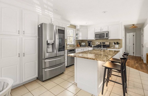 Plymouth House | Family Beach house w/hot tub, fire-pit, workspace