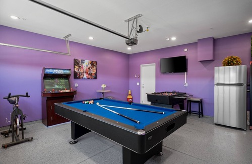 Desert Hot Springs House | Family Paradise Saltwater Pool & Spa Game Room Fire Pit EV Charger Poker Table