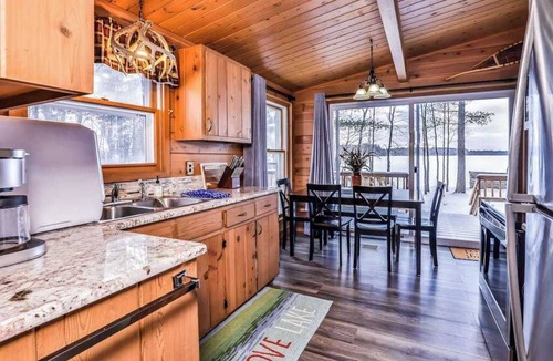 Manitowish Waters House | Fantastic lakefront home with fireplace, fast WiFi, washer/dryer & dog-friendly