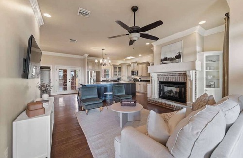 Youngsville House | Gameday Getaway Pool Pond King Sports Complex Office Premier Host