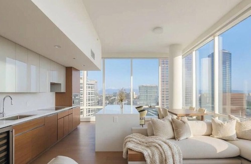 Downtown Los Angeles Apartment | Glass Loft Skyline Views + Terrace