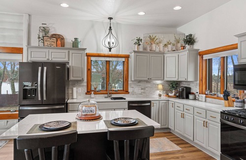 Wautoma House | Gorgeous 3-bedroom home on Silver Lake, Wautoma, WI, Summer, Fall & Holidays