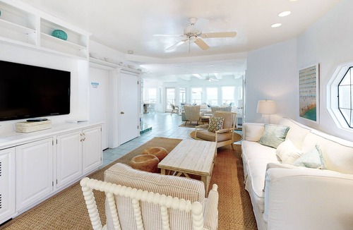 Faria Beach House | Gorgeous, beachfront family home with fantastic, furnished deck, & amazing views