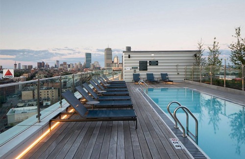 Fenway–Kenmore Apartment | Gorgeous Fenway 1BR w/W/D, Roof & Gym, nr Fenway Park, by Blueground