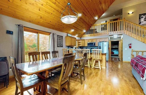 Friendship House | Gorgeous home w/shared dock and lake access - spacious deck and firepit