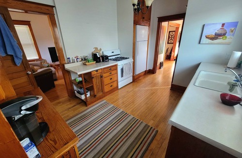 Kutzky Park House | Hart House/One Bed, 1 Ba, St Mary's Mayo Clinic from the Front Porch