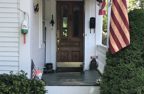 Yarmouth Port House | Historic 1850's Home, private ground floor and backyard.