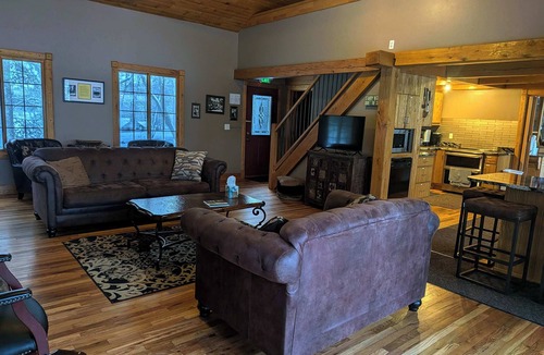 Walker Cabin | Historic Lodge on 48 Acres Overlooking Long Lake Updated for Accessibility