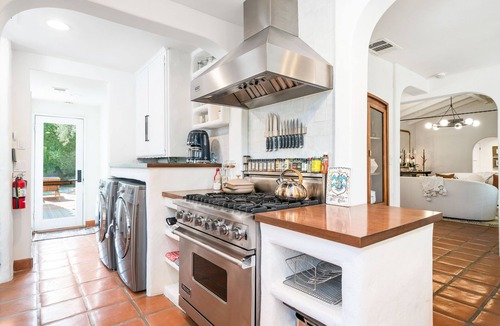 Uptown Design District House | Historical 1937 Movie Colony Spanish Hacienda