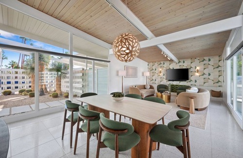 Vista Las Palmas House | Home in Central Palm Springs with Pool, Hot Tub and Firepit!