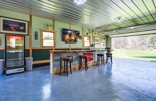 Nekoosa House | Ice Fishing On-Site: Waterfront Nekoosa Home!