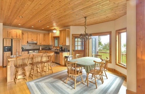 Herbster House | Incredible Custom Log Home w/Lake Views for Days