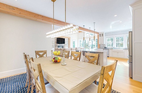 Plymouth House | Incredible home on lake with views, private beach, deck, AC, & W/D