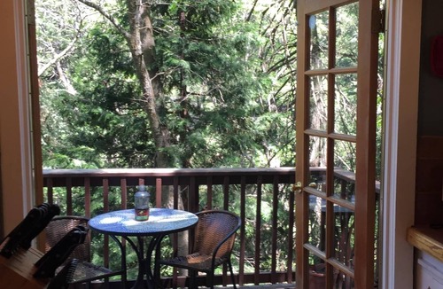 Arrowhead Villas Cabin | Jill's Enchanted Cottage - stream below, 5 min from village, pet friendly