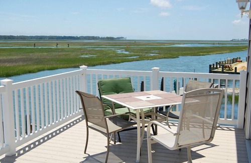 Chincoteague House | Kambarn Place | Waterfront Home w/Private Deep-Water Dock & Assateague Views