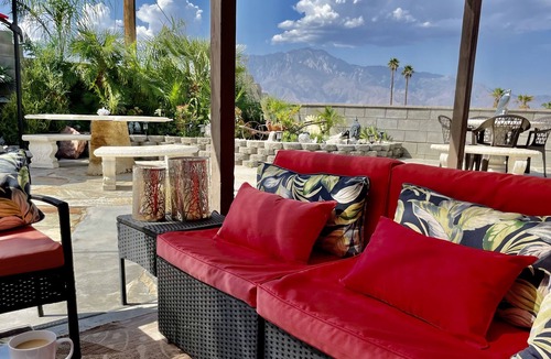 Desert Hot Springs House | Koi Springs - Amazing Views, Private heated Mineral salt water Pool/Spa