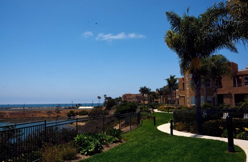 Carlsbad Condo | Lagoon front/ocean view walk to beach 2 bed. 2 bath . Remodeled & Upgraded 75"tv