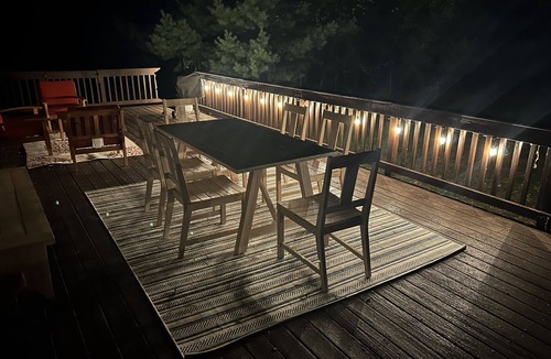 Friendship House | Lakefront Beauty with Hot Tub and Dock