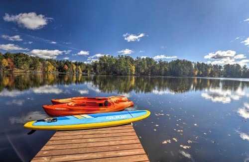 Eagle River House | Lakefront Eagle River Retreat w/Dock & Fire Pit!