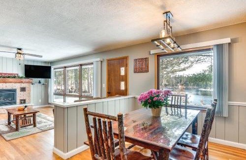 Eagle River House | Lakefront Eagle River Retreat w/Dock & Fire Pit!