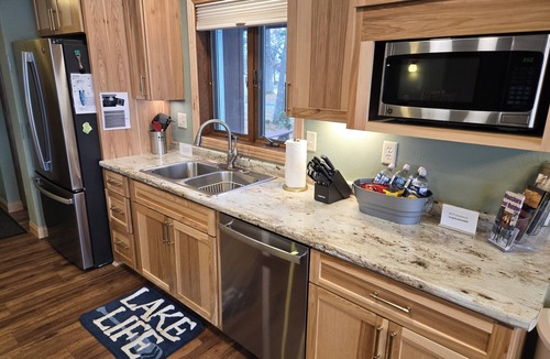 Wautoma House | Lakeside Escape/Ski Nordic Mt./lakefront cabin/pontoon rental/Pets/Hot Tub!