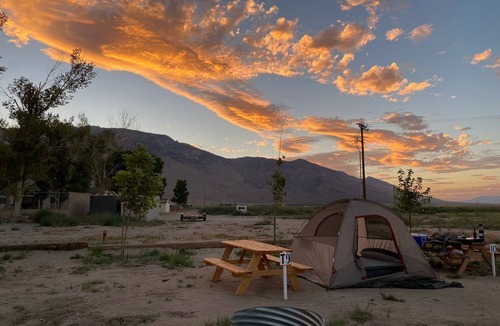 Olancha RV Rental | Lakeside Tent Site#1 Death Valley Passageway
