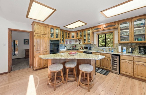 Fawnskin House | Lakeview Mountain Retreat w/Balcony, Gas Fire Pit, Pool table, Walk to Lake