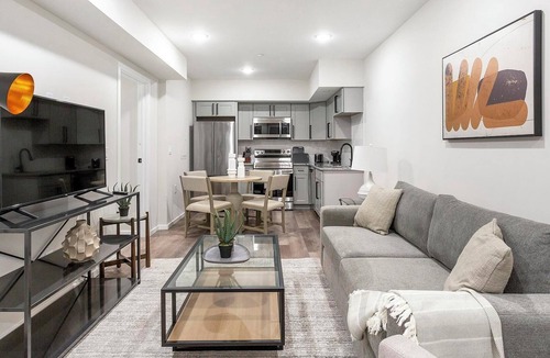 Spruce Hill Apartment | Landing | Chic 2BD, Clubhouse, Gym
