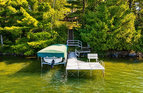 Walker Cabin | Leech Lake Cabin on Agency Narrows - Dock, Deck & 4-Season Access