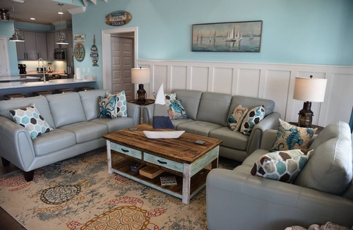 Audubon Place House | Lighthouse View | located gulf front in a private gated community.
