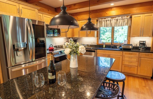 West Brewster House | Located in an idyllic wooded neighborhood in Brewster
