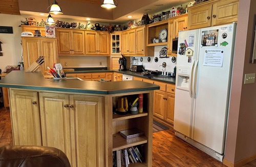 Burtrum House | Lovely lakefront home-zero entry shoreline. Pontoon and snowmobile trail access.