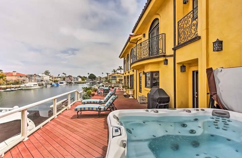 Channel Islands House | Luxurious 4-bed, 4-bath Oxnard rental: beach, hot tub, fire pit, stunning views.