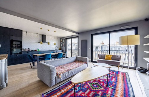 Porte-Dauphine Apartment | Luxury#Amazing view: EiffelTower&Triumph Arc