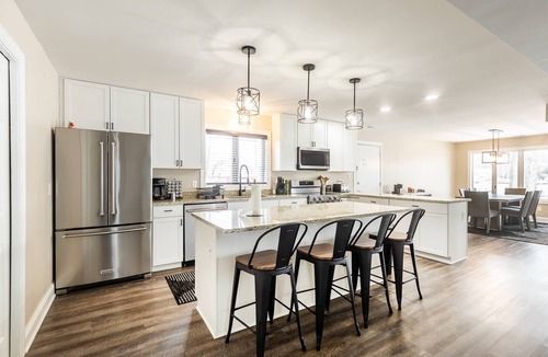 Oyster Harbor House | Luxury Waterfront Home w Private Pier in Annapolis & Dog-Friendly