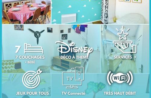 Bussy-Saint-Georges Apartment | Maison Disney WonderLodge - Proche Paris et Parc Disney - 8 voyageurs