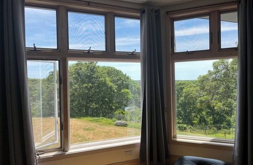 Aquinnah House | Menemsha Pond 4 BR contemporary with pool, views, pond and beach in Aquinnah