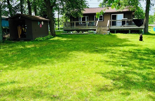 Vineland Cabin | Mille Lacs Cottage: Gamble, Fish, Sauna, Sandy Beach