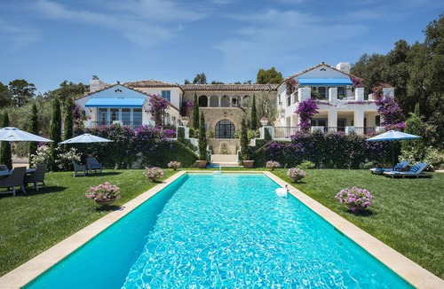 Golden Quadrangle House | Montecito - A European-Inspired Villa with Hollywood History.