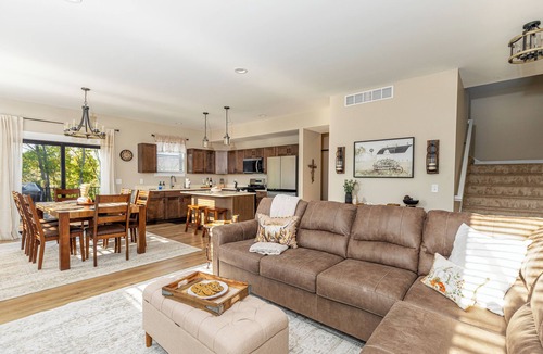 The Galena Territory House | New construction, Hot tub, Game room, Extra-large patio, Firepit, covered porch