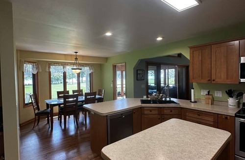 Van Dyne House | New listing. Charming 3-bedroom lake house in Van Dyne. 10 miles from EAA.