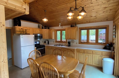 Comstock Cabin | NEW on VRBO-Family friendly Lakefront Property in WI with Dock & kayaks