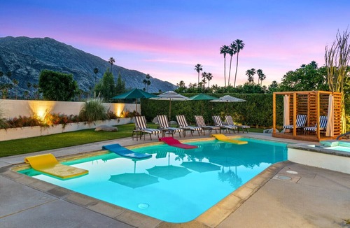 Indian Canyon House | NEW! Private Wellness Resort! Pool, Spa, Cold Plunge & Cabanas Indian Canyons PS