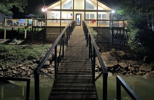 Double Springs House | New REDEEMED Lakehouse. Walk out the front door to the dock