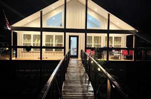 Double Springs House | New REDEEMED Lakehouse. Walk out the front door to the dock