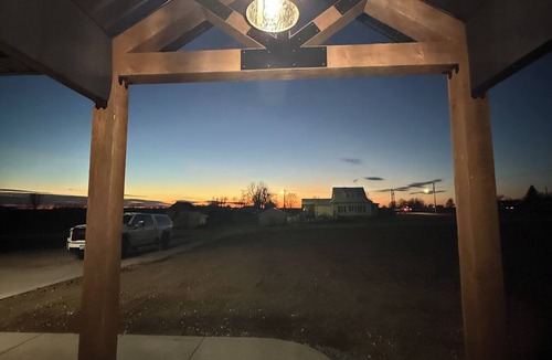 Exline House | Newly built, peaceful 3-bedroom house in quaint Exline, IA with AC comfort