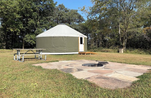 Coon Rapids Cabin | North Star Yurt at Whiterock Conservancy