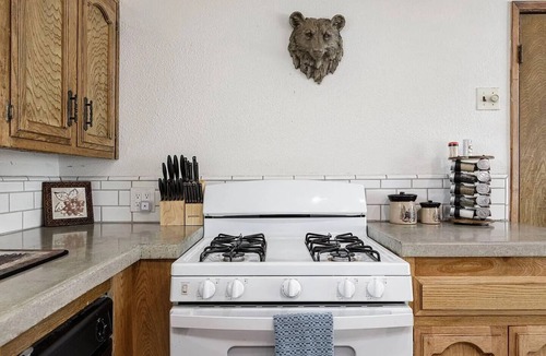 Ponderosa Cabin | One acre with a fire pit, kids play area, treehouse, zipline, pets welcome