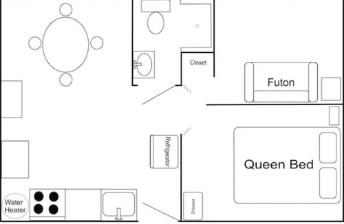 Orr Cabin | One Bedroom Lakeside Resort Cabin